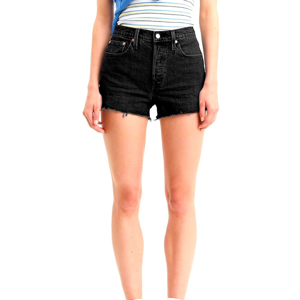 Levi's Women's 501™ Original High-Rise Jean Shorts - Lunar Black NWT